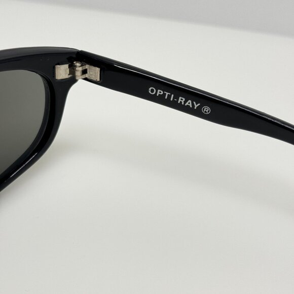Opti Ray Sunglasses Vintage Retro Black Taiwan Optiray B - Picture 5 of 8